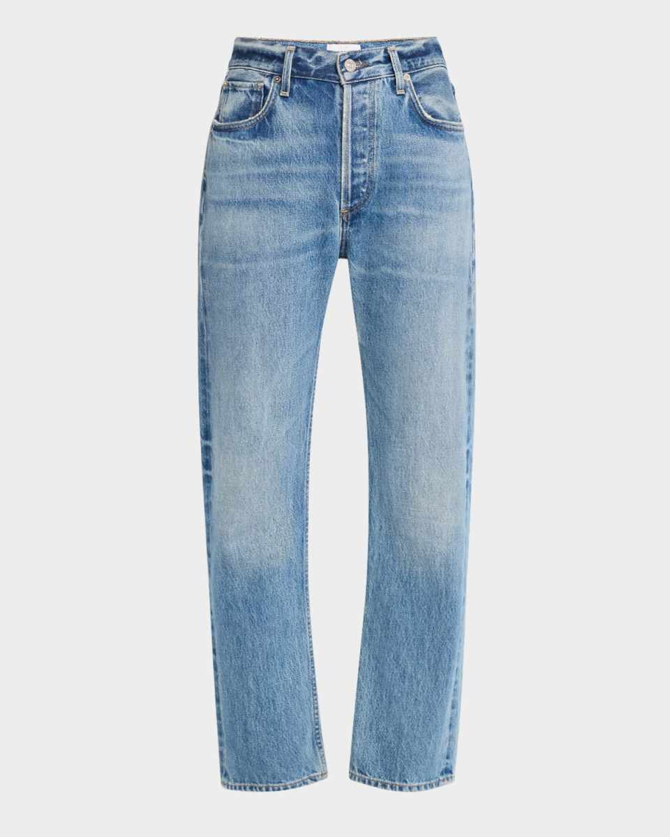 Blaine High-Rise Straight Ankle Jeans